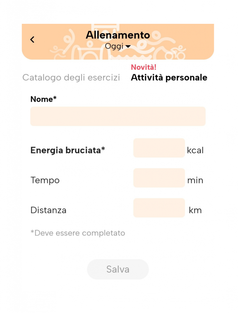 Nuova versione di Fitatu