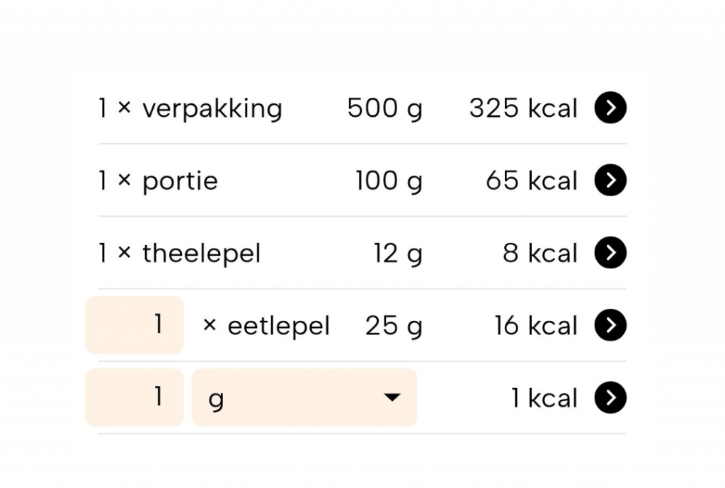 Nieuwe versie van Fitatu