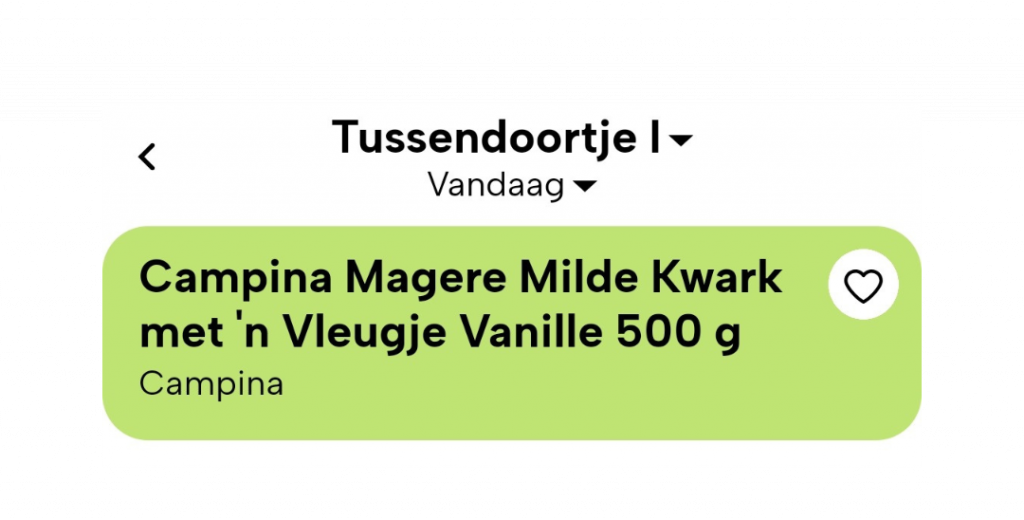 Nieuwe versie van Fitatu