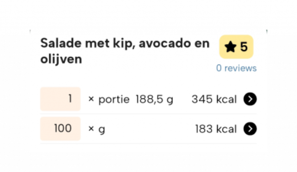 Nieuwe versie van Fitatu