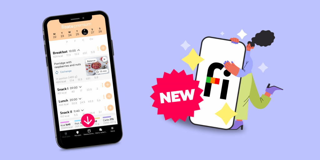 New version of Fitatu