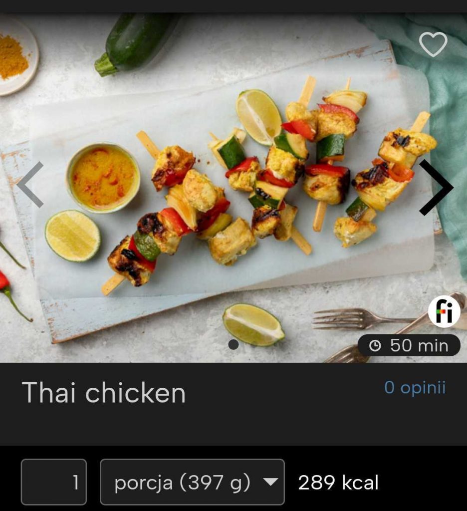 Thai chicken fitatu