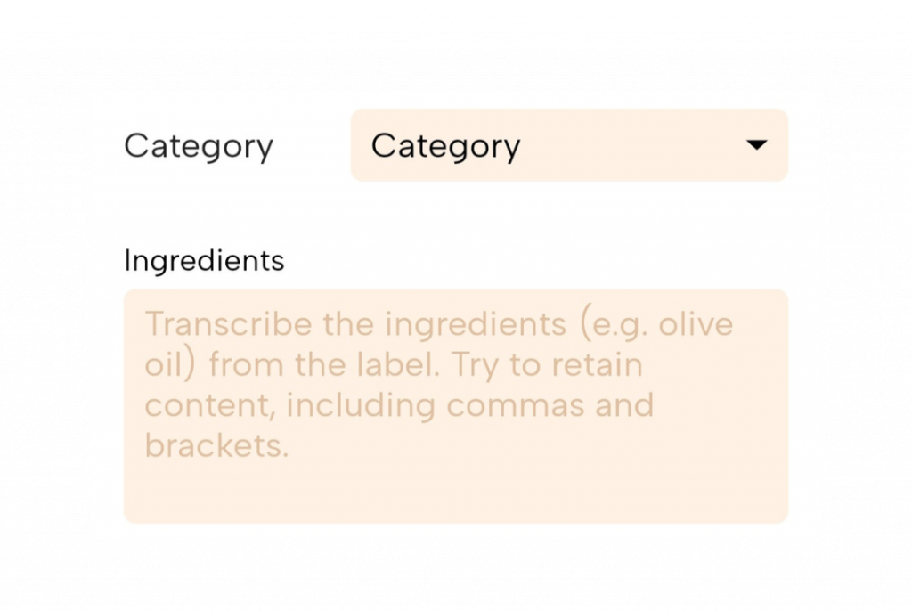 New version of Fitatu - category