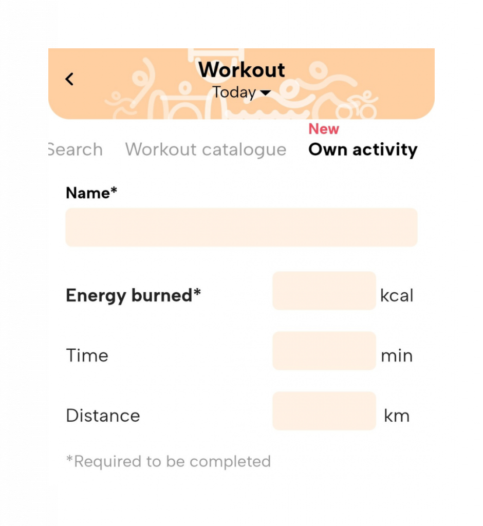 New version of Fitatu - activities