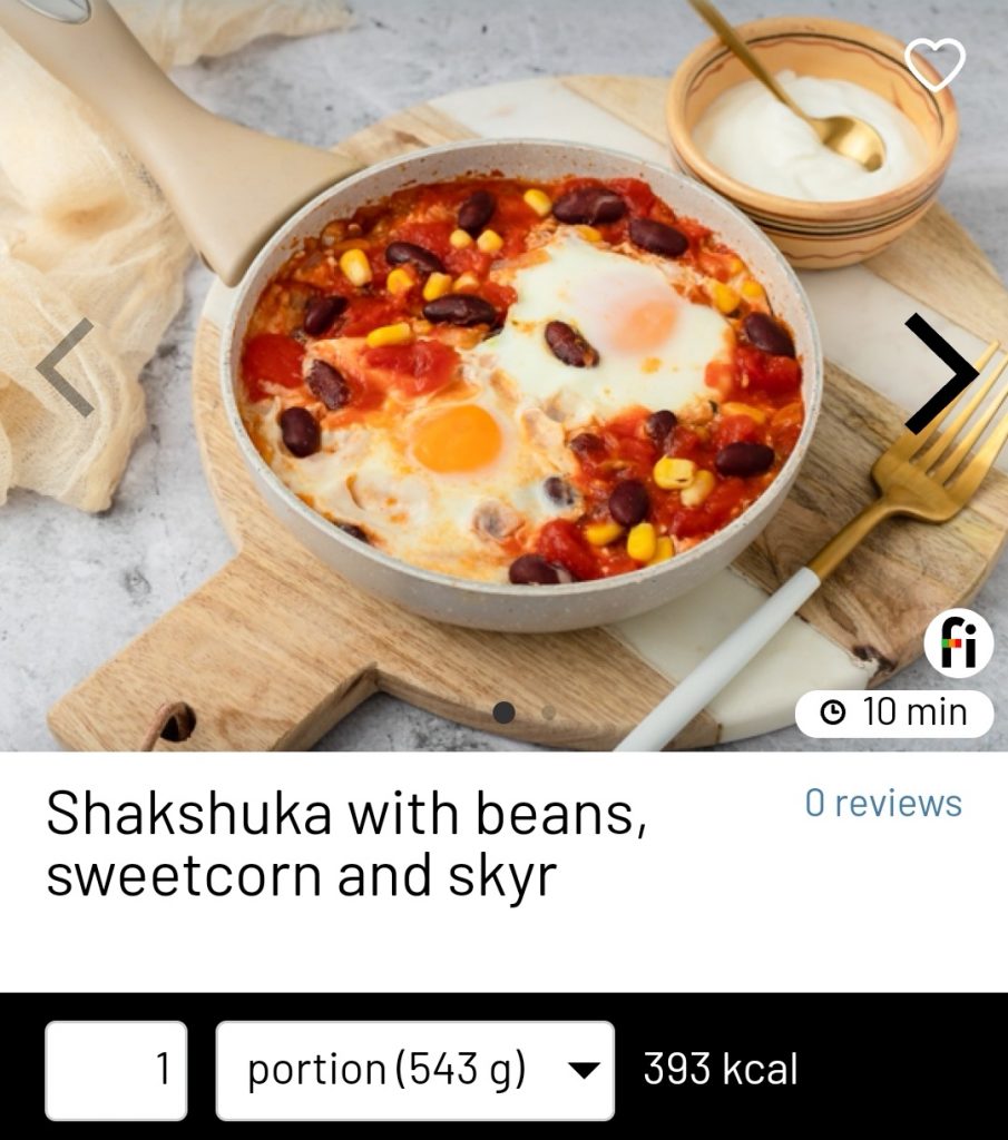 shakshuka flexitarian diet fitatu