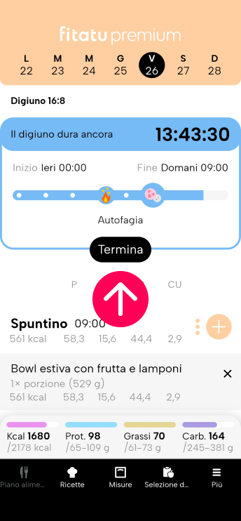 Nuova versione di Fitatu