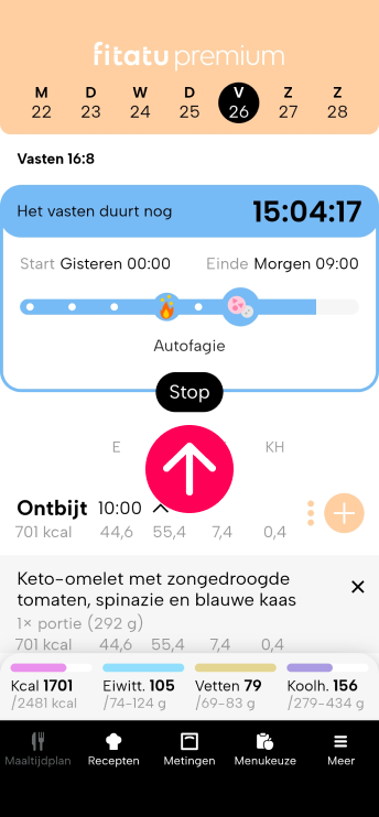 Nieuwe versie van Fitatu