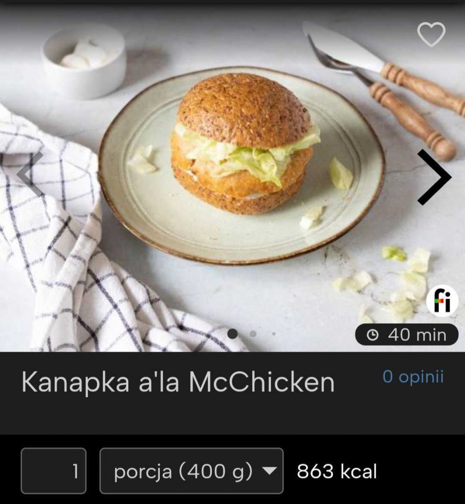 kanapka a’la McChicken