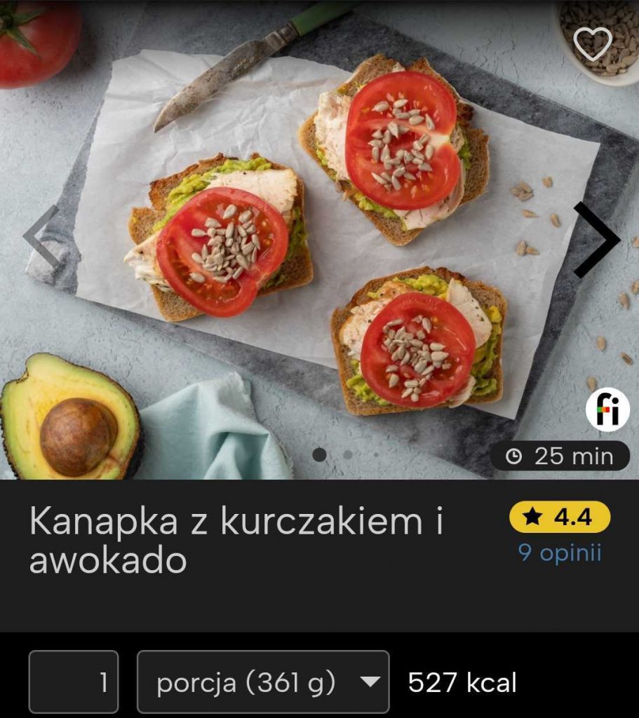 KANAPKA Z KURCZAKIEM I AWOKADO fitatu