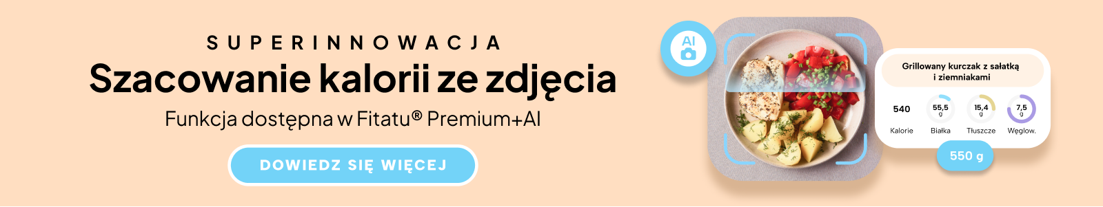 Szacowanie kalorii ze zdjęcia
