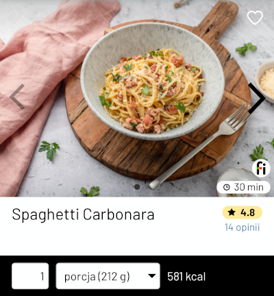 spaghetti carbonara przepisy z makaronem fitatu