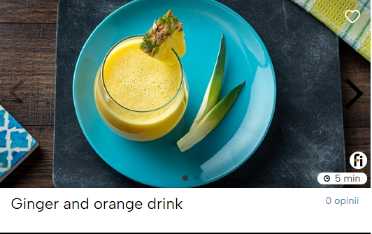 Ginger and orange drink