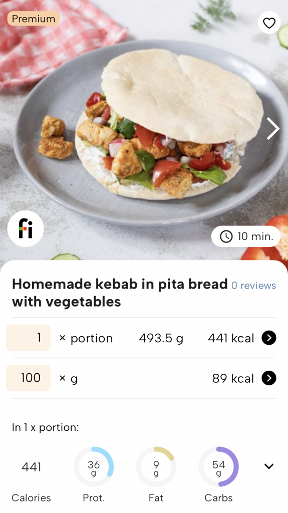 How many calories are in kebab? Fitatu Blog