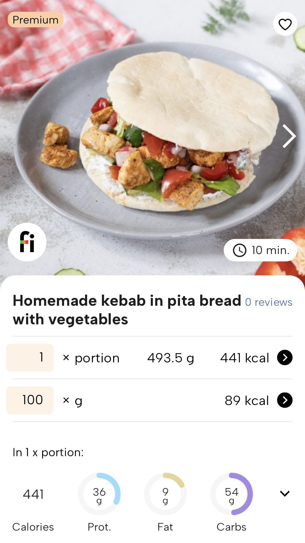 How many calories are in kebab? Fitatu Blog