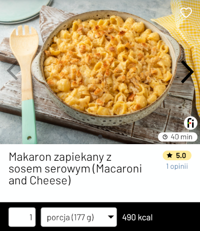 makaron z sosem serowym przepisy z makaronem fitatu