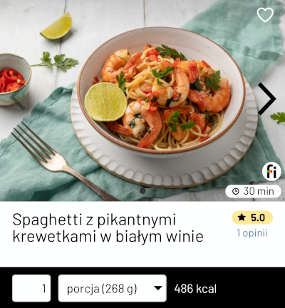 spaghetti z krewetkami przepisy z makaronem fitatu
