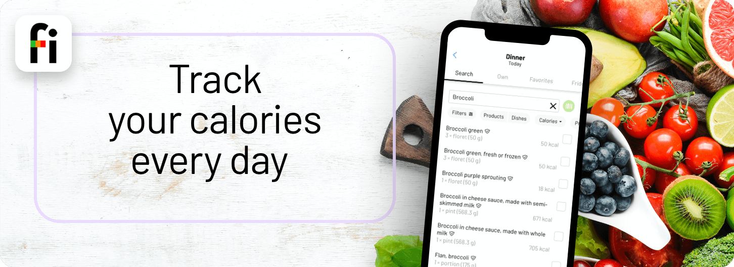 Track your calories daily