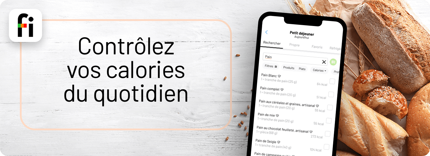 Suivez vos calories quotidiennement